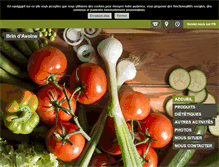 Tablet Screenshot of cooperative-bio-quimper.fr